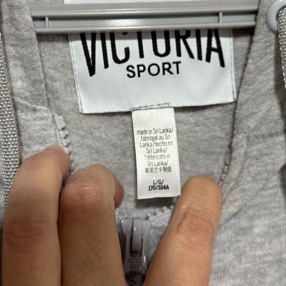 NEW Victoria Secret Sport Gray Utility Jacket for Women Size L - Picture 7 of 11